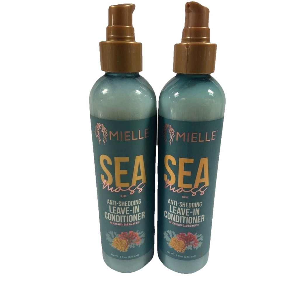 Mielle Sea Moss Leave-In Conditioner (8fl.oz/236.6ml) Lot Of 2, New
